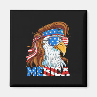 Imán Águila Mullet Águila 4 De Julio Bandera Americana