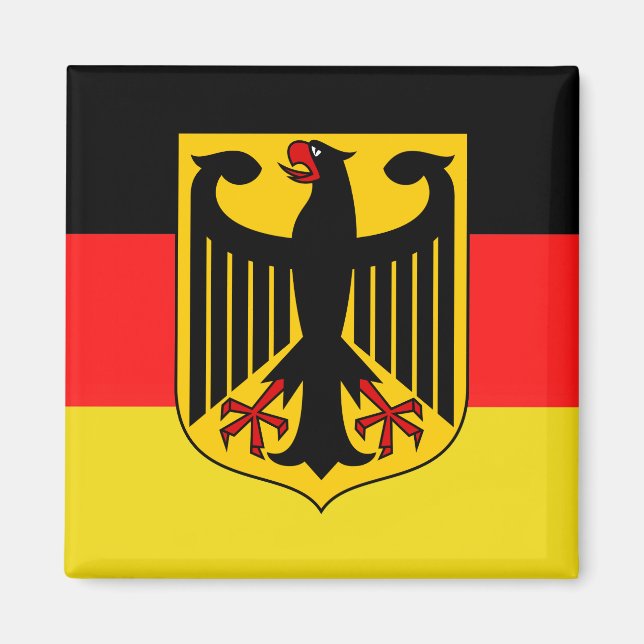 Imán Águila negra de la bandera alemana, Alemania (Frente)