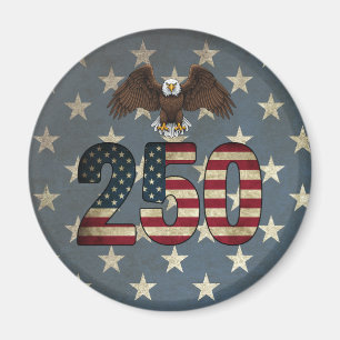 Imán Águila Patriótica 250 Semicuincuentenario USA