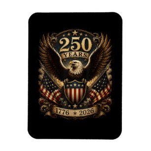 Imán Águila patriótica americana 1776 2026 250º 4 de ju