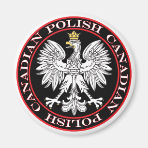 Imán Águila Polaca Canadiense Redonda