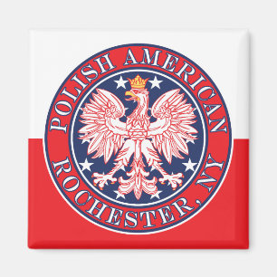 Imán Águila polaca de Rochester New York