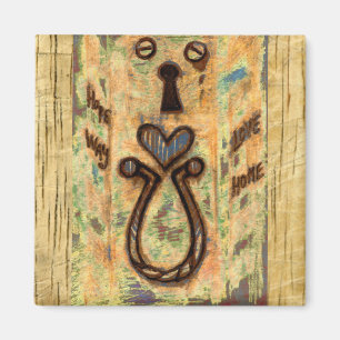 Imán Agujero y corazón