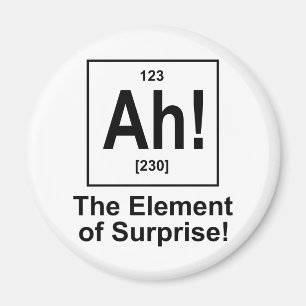 Imán ¡Ah! El elemento de la sorpresa