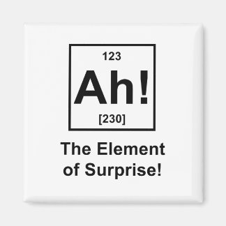 Imán ¡Ah! El elemento de la sorpresa