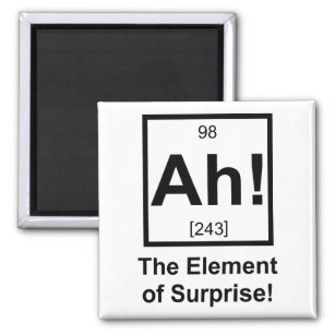 Imán Ah el elemento de símbolo de elemento periódico so