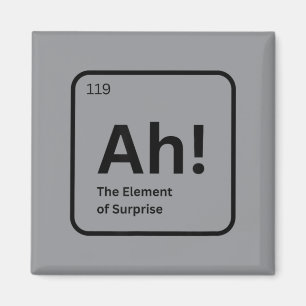 Imán Ah El Elemento De Sorpresa Química Divertida Cienc