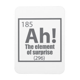 Imán ¡Ah! El elemento del Chiste de la química sorpresi