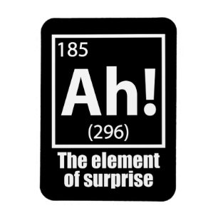 Imán ¡Ah! El elemento del Chiste de la química sorpresi