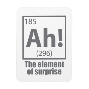 Imán ¡Ah! El elemento del Chiste de la química sorpresi