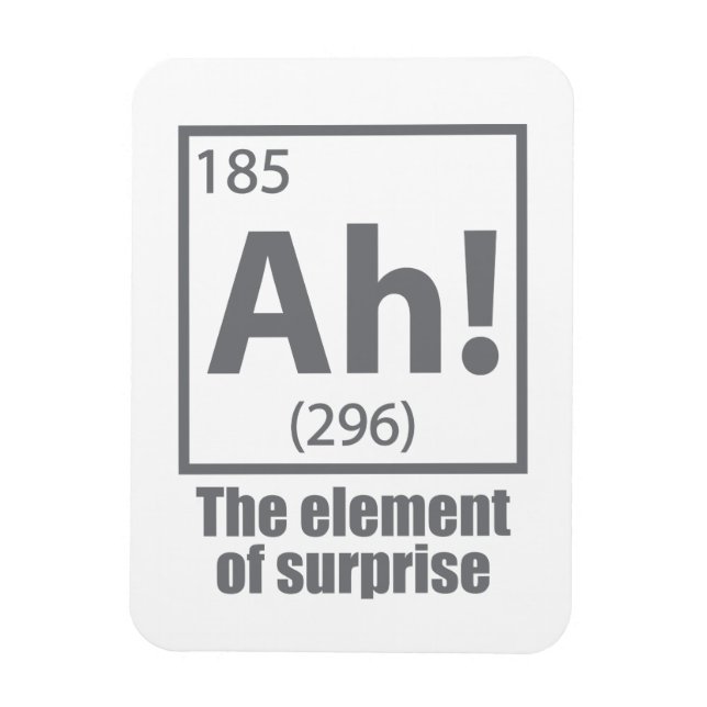 Imán ¡Ah! El elemento del Chiste de la química sorpresi (Vertical)