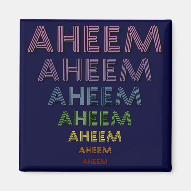 Imán Aheem mantra (Frente)
