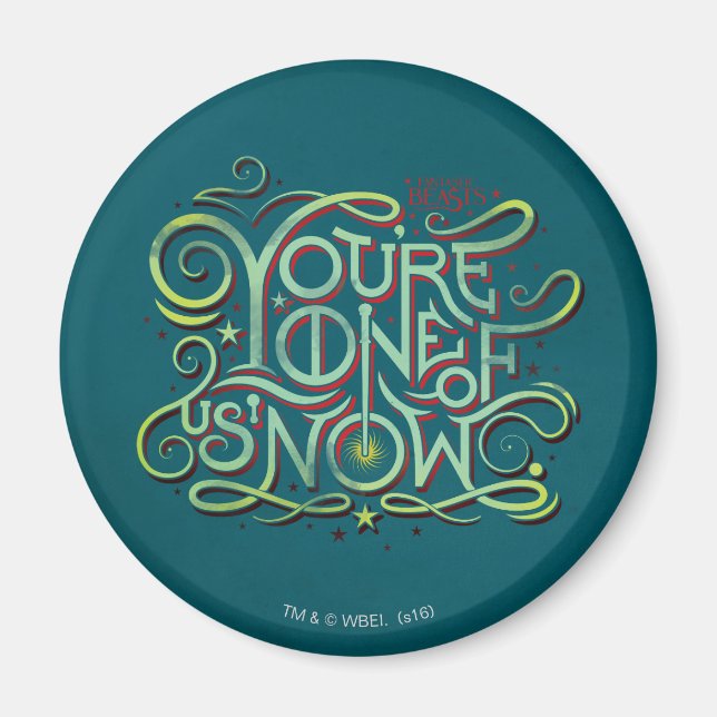 Imán Ahora eres uno de nosotros, Green Graphic (Frente)