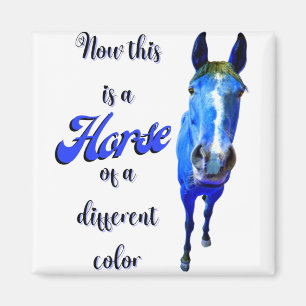 Imán Ahora Este Es Un Caballo De Un Color Diferente en 