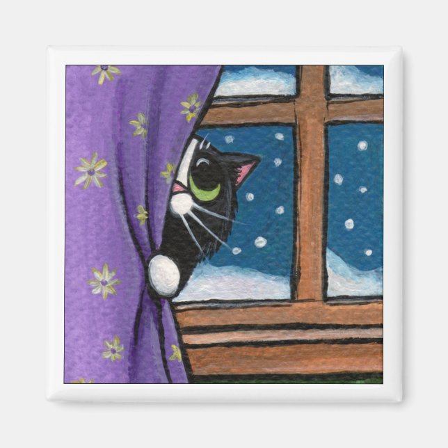 Imán Ahora Me Ves - Gato Magnet (Frente)