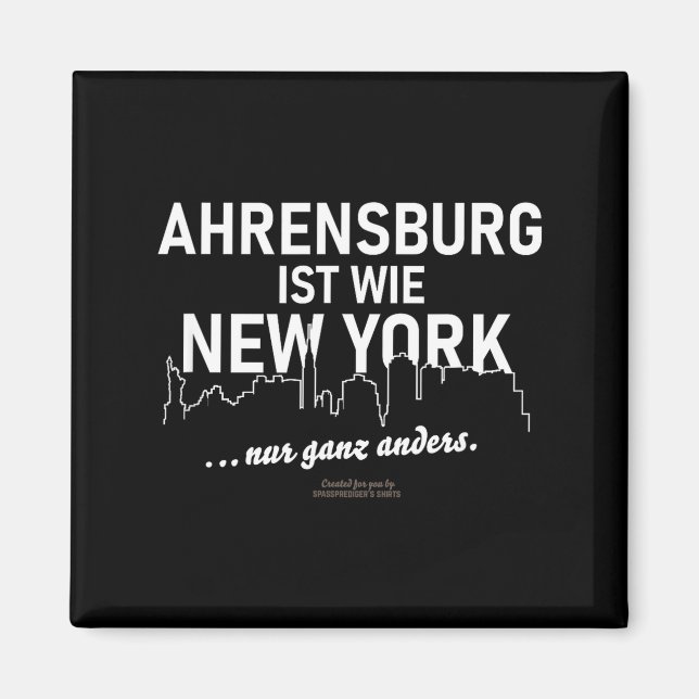 Imán Ahrensburg es como Nueva York  (Frente)