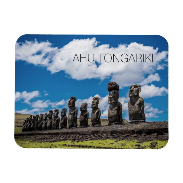 Imán Ahu Tongariki, Rapa Nui, Isla de Pascua (Horizontal)
