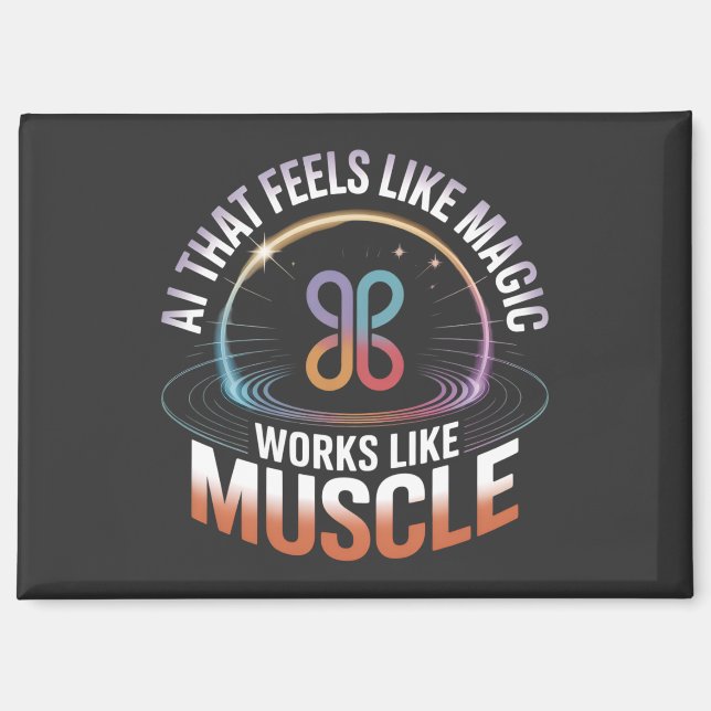 Imán AI estética Tecnología futurista significa moda (Anverso)