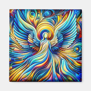 Imán AI Resumen Ilusionismo Ángel Efecto Expressionista