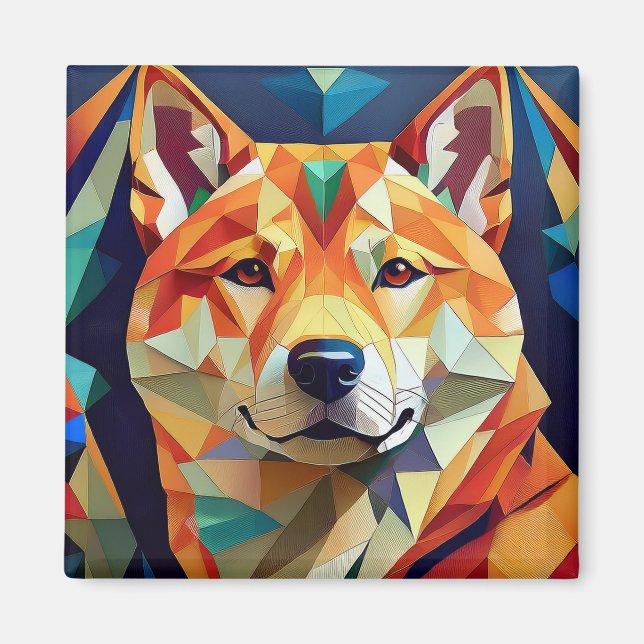 Imán AI Shiba Inu (Frente)