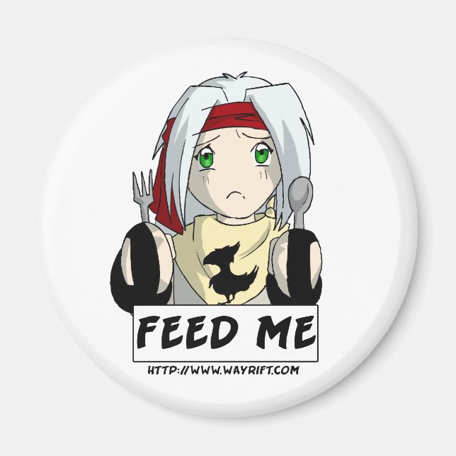 Imán Aiden "Feed Me" Magnet (Frente)