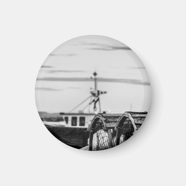 Imán aimant bateau de pêche (Frente)