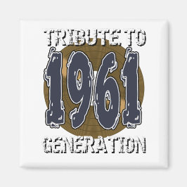 Imán Aimant Tributo al aniversario de la generación de