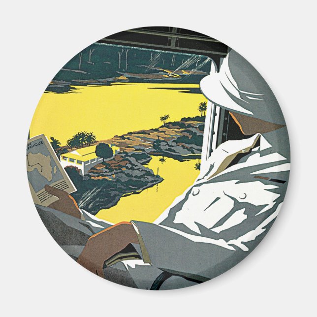 Imán Air Afrique: Visitez L'Afrique en Avión (Frente)