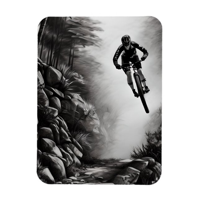 Imán Aire capturado - Esbozo de lápiz digital de la bic (Vertical)