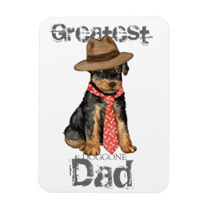 Imán Airedale Dad