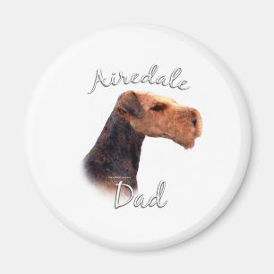 Imán Airedale Terrier Dad 2