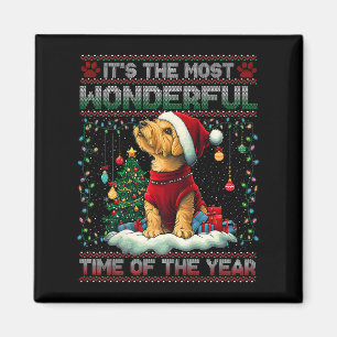 Imán Airedale Terrier Decoraciones de árbol de Navidad