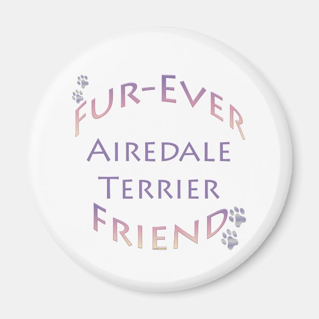 Imán Airedale Terrier Furever (Frente)