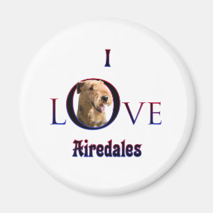 Imán Airedale Terrier I Love
