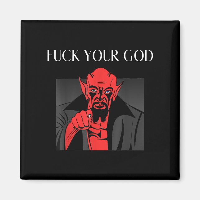 Imán Aist Goat Satan Baphomet GIft (Frente)