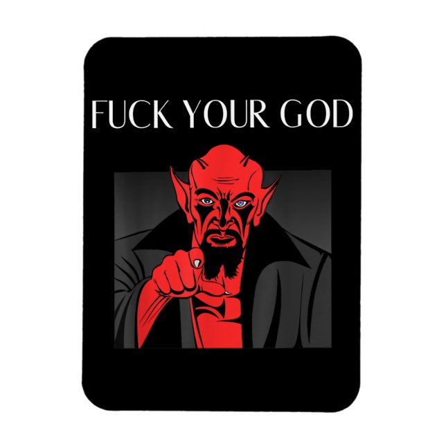 Imán Aist Goat Satan Baphomet GIft (Vertical)