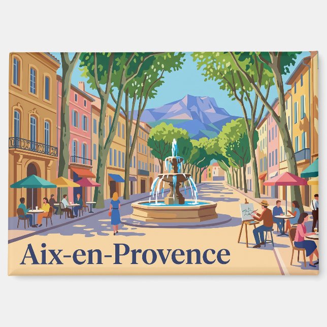 Imán Aix-en-Provence Francia (Anverso)