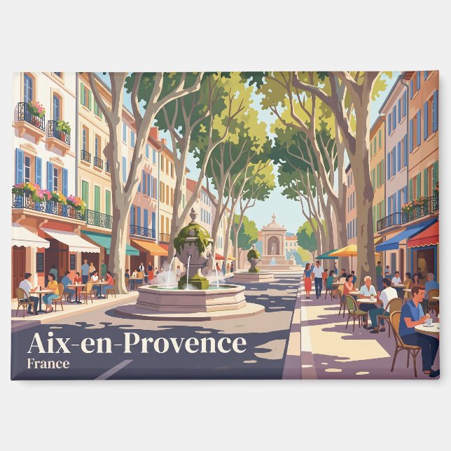 Imán Aix-en-Provence Francia (Anverso)