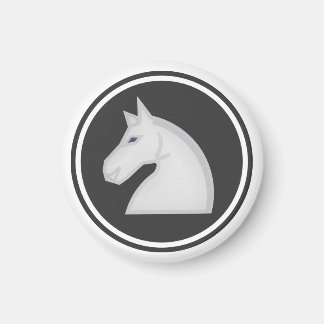 Imán Ajedrez Piece White Knight