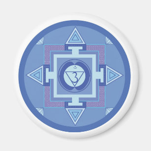 Imán Ajna Chakra Mandala (Third eye chakra)