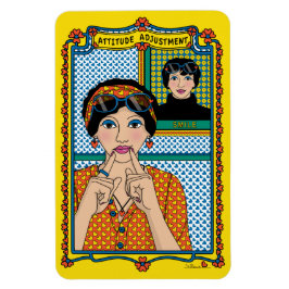 Imán Ajuste de actitud_B_4x6 Refrigerator Magnet