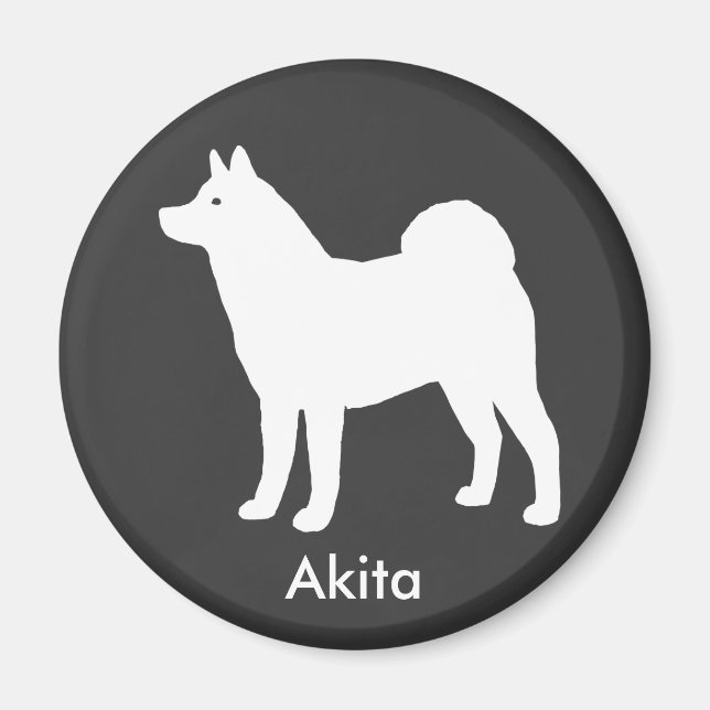 Imán akita (Frente)