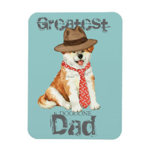Imán Akita Dad