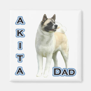 Imán Akita Dad 4 - Magnet