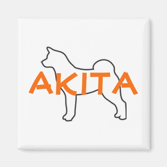 Imán Akita Magnet (Frente)