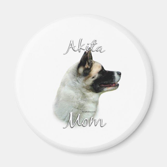 Imán Akita Mom 2 (Frente)