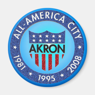 Imán Akron all America City Magnet