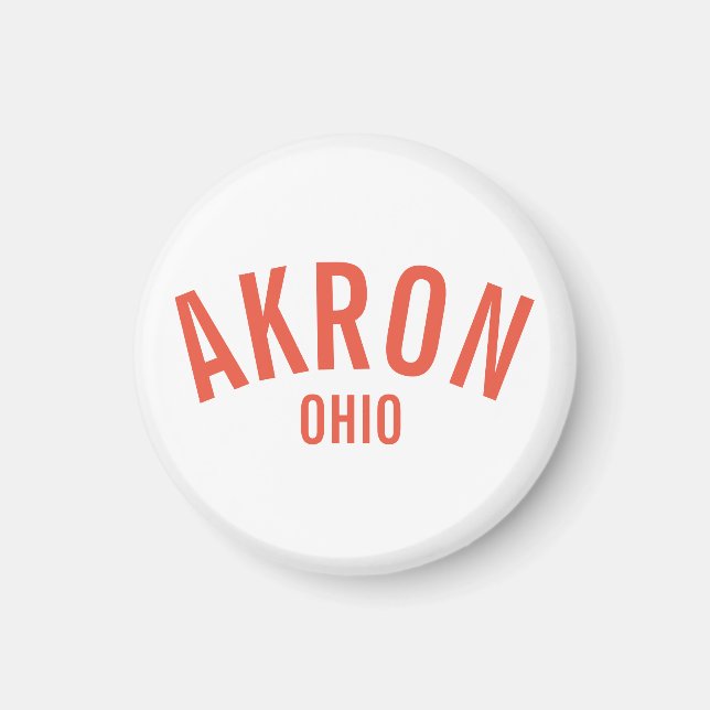 Imán Akron, Ohio (Frente)