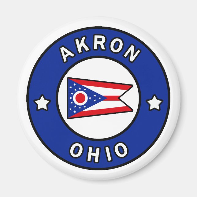 Imán Akron Ohio (Frente)
