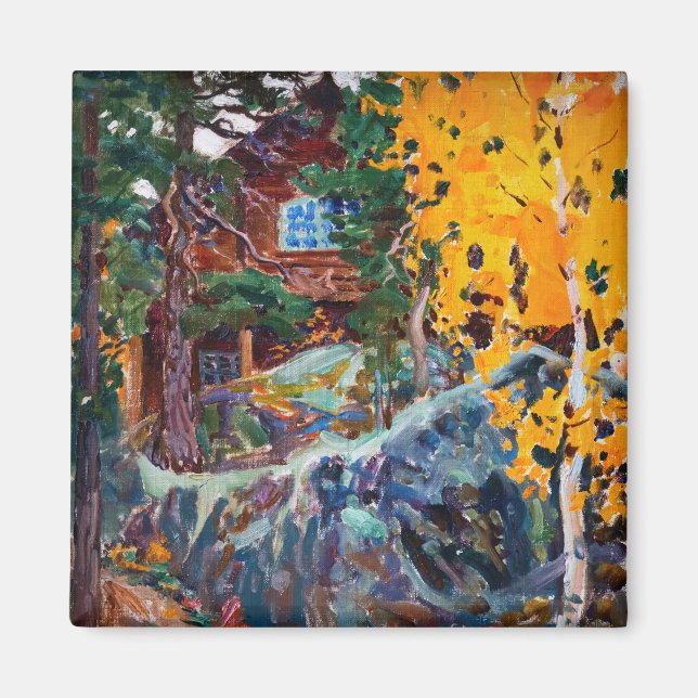 Imán Akseli Gallen-Kallela - Kalela en otoño (Frente)